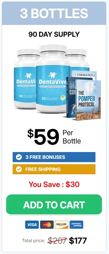 DentaVive 3 Bottle Price