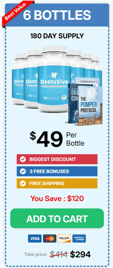 DentaVive 6 Bottle Price